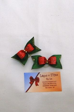 Laço de Natal mod.L010 - 5 pares